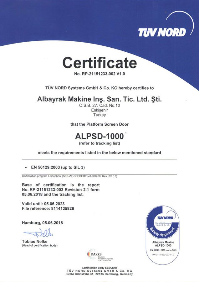ALPSD-1000 SIL-3